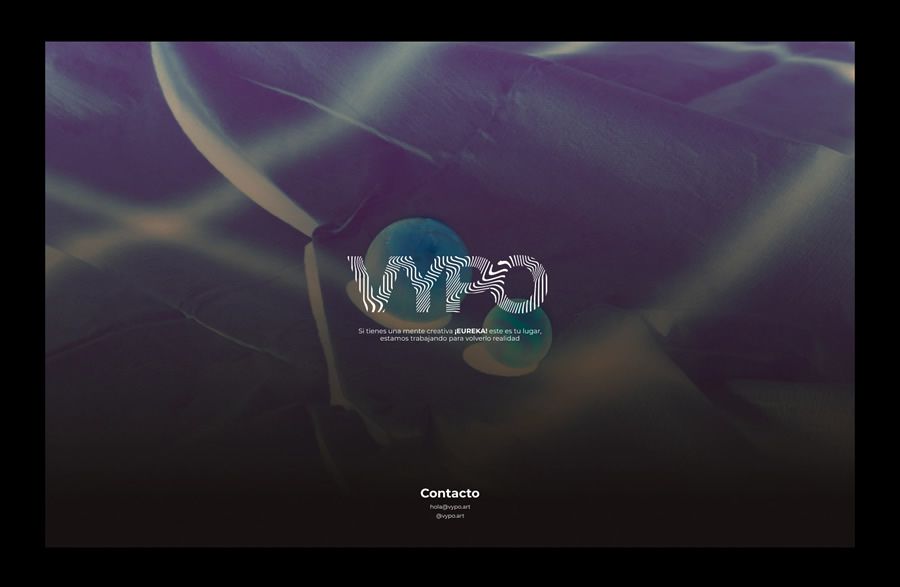VYPO coming soon page web design inspiration