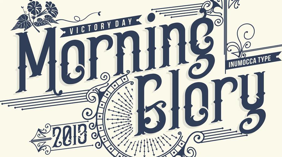 Morning Glory quirky creative font family typeface