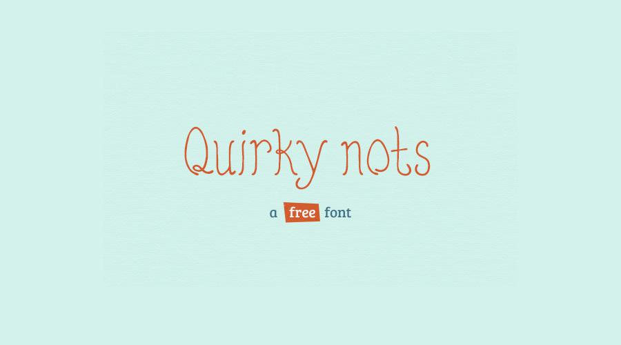Quirky Nots quirky creative font family typeface
