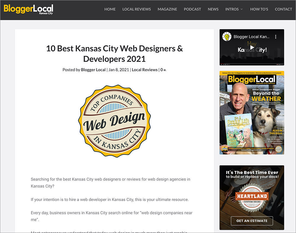 Web Designers in Kansas City