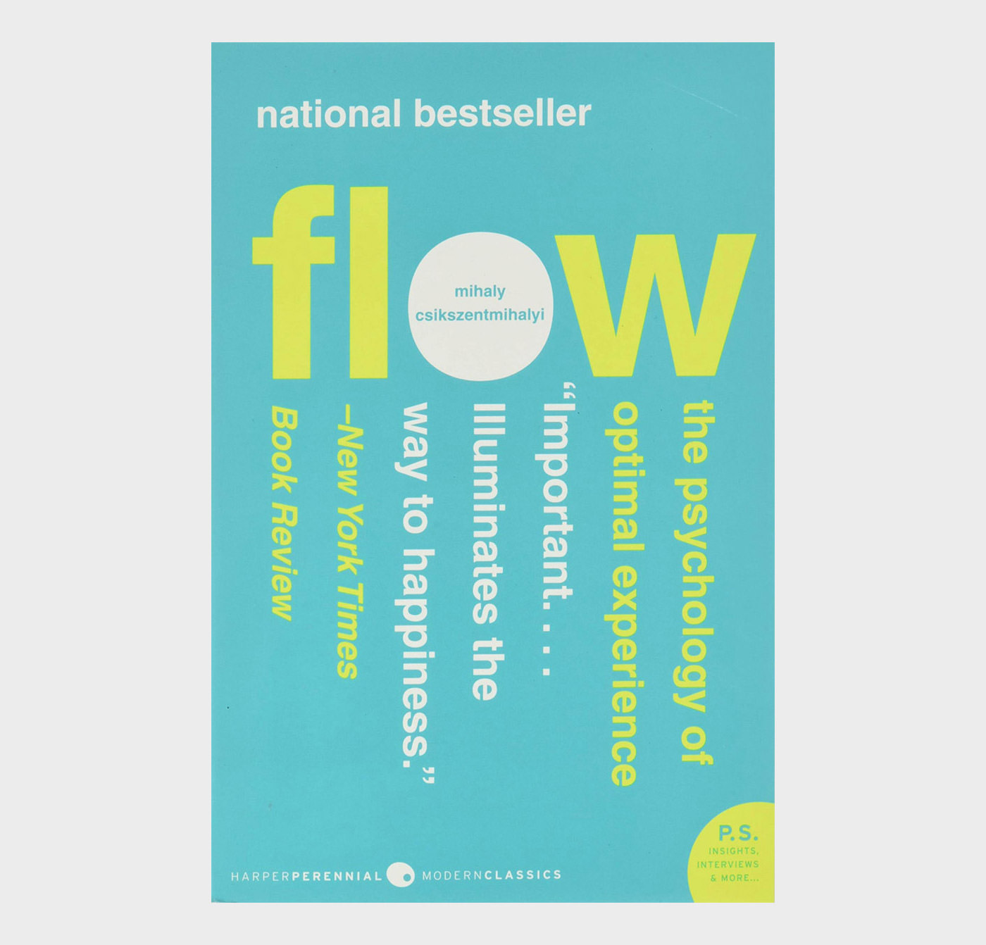 Flow: The Psychology of Happines