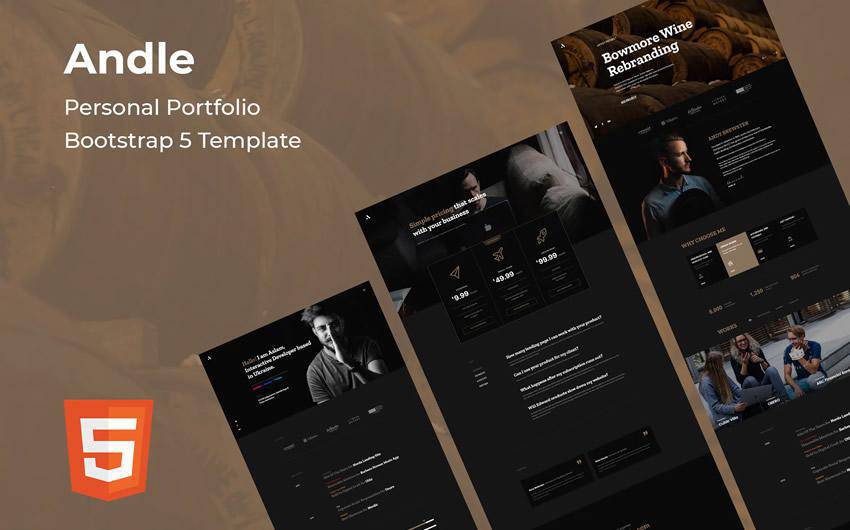  free bootstrap web template html html5 responsive mobile-first