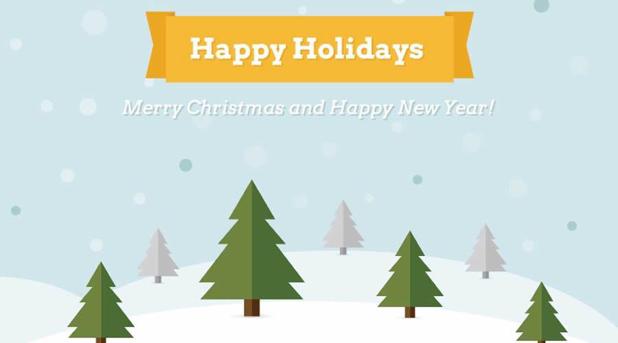 Happy Holidays Free Vector Illustration free holidays
