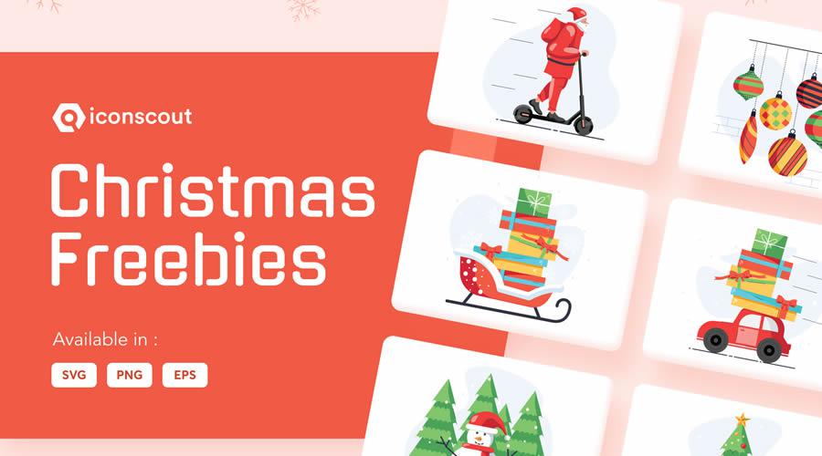 14 Free Christmas Illustration Templates