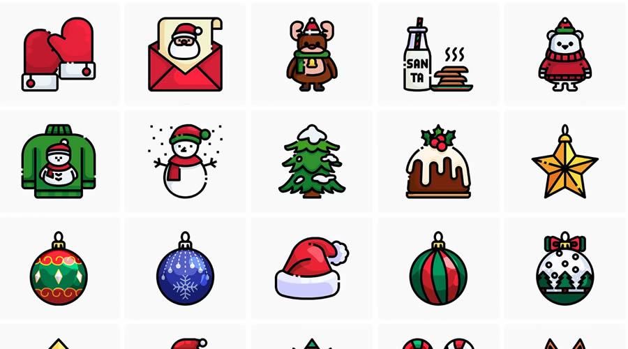 25 Free Christmas Icons