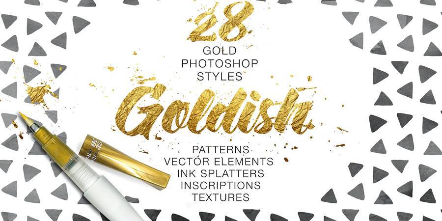 Goldish Kit For Photoshop Extras ABR