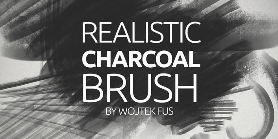 realistic Charcoal Brush