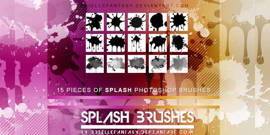 Splash Photoshop Brushes ABR