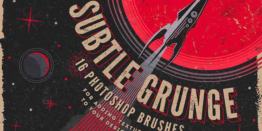 Grunge Photoshop Brush Kit Brushes Tools Presets Free ABR