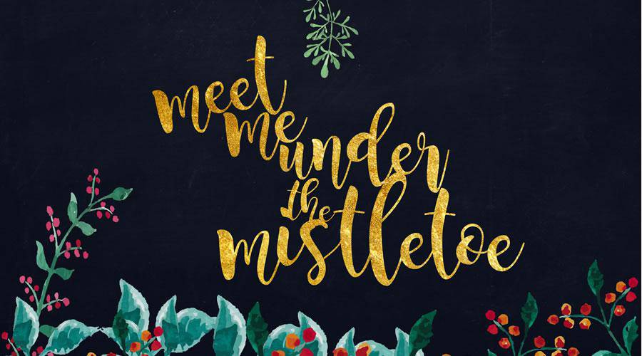 Meet Me Under the Mistletoe christmas hd wallpaper desktop high-resolution background