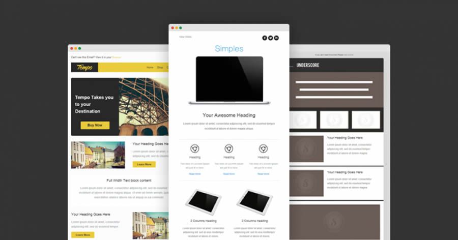 Litmus HTML free responsive newsletter template email