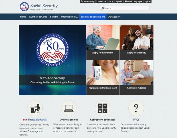 U.S. Government Social Security Administration