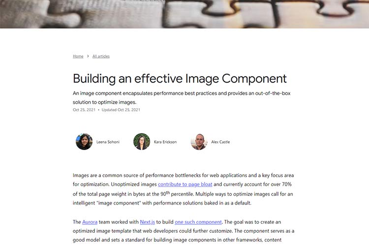 Example from Building an effective Image Component