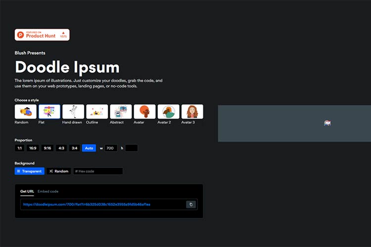 Example from Doodle Ipsum