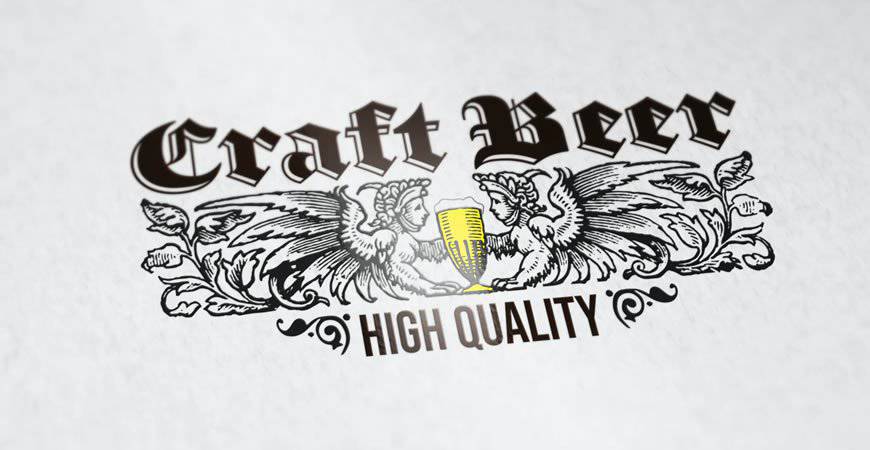 Craft Beer Logo Template food drink eat