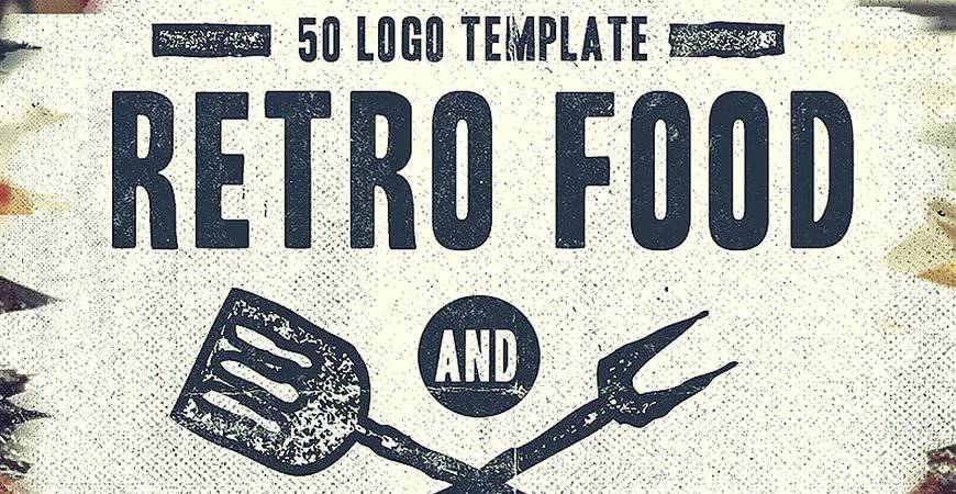Vintage Restaurant Badges Logos food drink eat