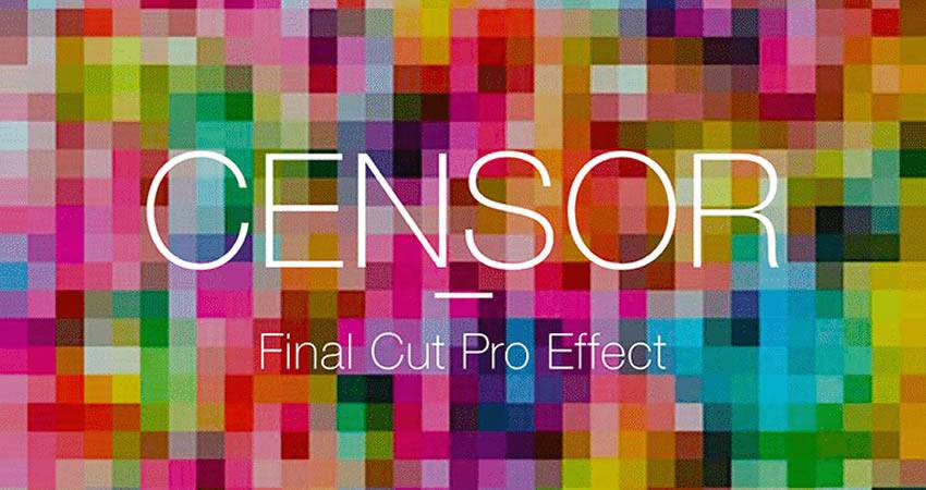 Censor Effect free final cut pro fcpx preset template