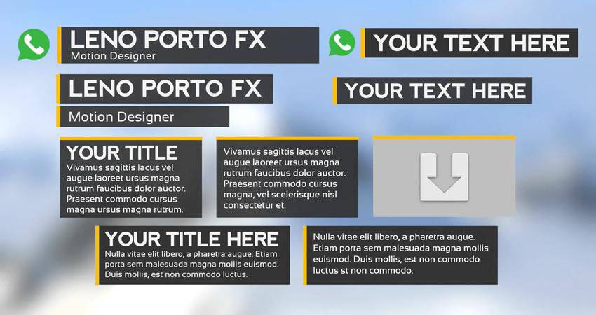 Simple Lower Thirds free final cut pro fcpx preset template